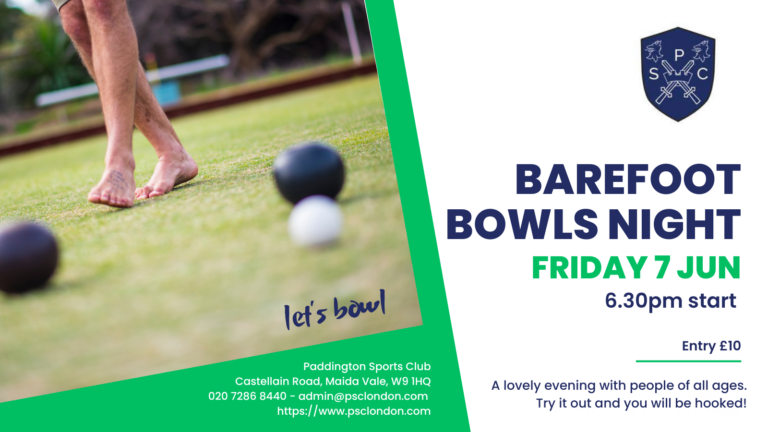 June Barefoot Bowls