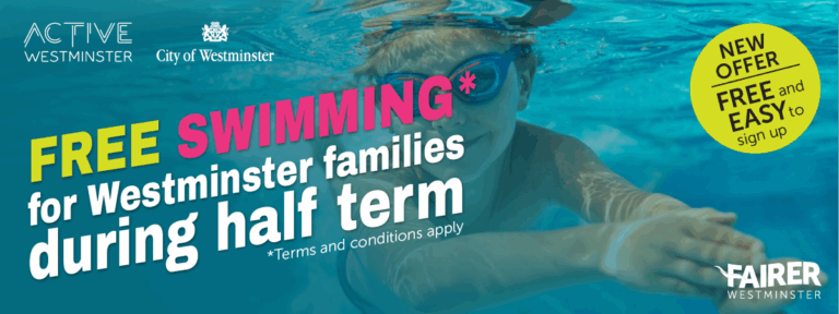 adult and child free swimming