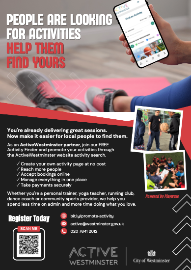 promote your activity flyer