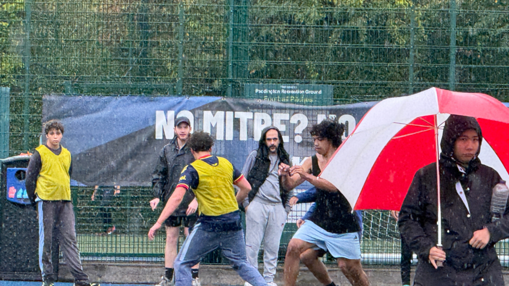 SEND Football League at PRG - players on pitch