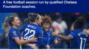 Chelsea Foundation - Girls Only Football Session - Female football players in a broken huddle