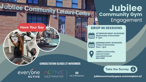 Jubilee Community Gym Engagement Flyer