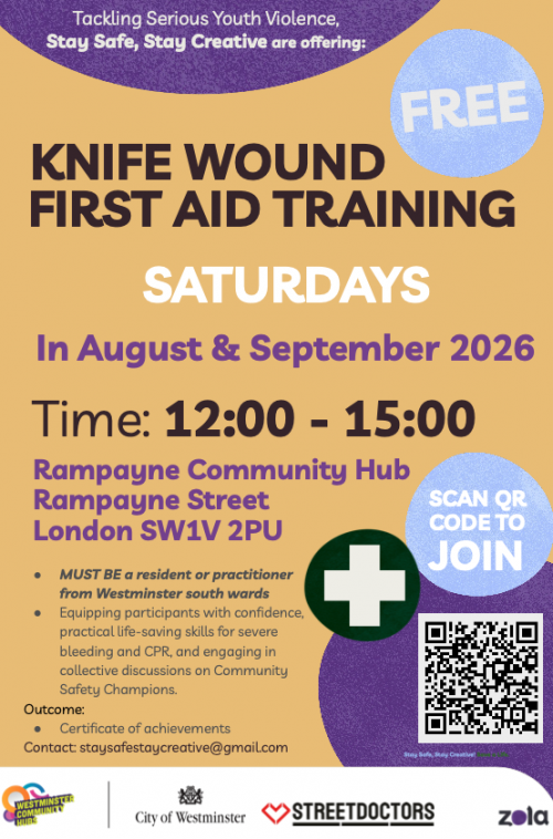 Knife Wound Training Flyer